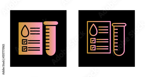 Blood Test Icon Design
