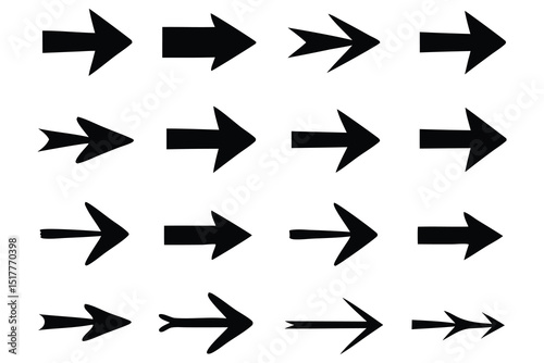 Arrow Vector Illustration Set