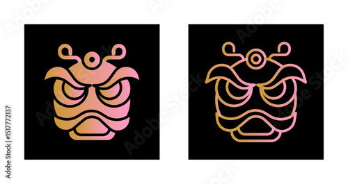 Dragon Dance Icon Design