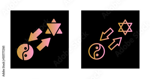 Cultural Exchange Icon Design
