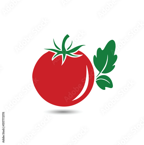 Red Tomato Vector Illustration