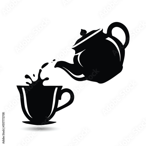 Teapot Pouring Tea