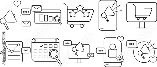 Marketing Line Icon