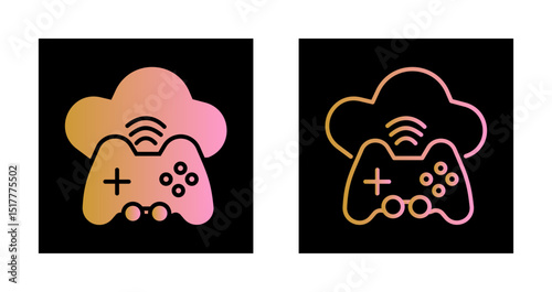 Game Streaming Icon Design