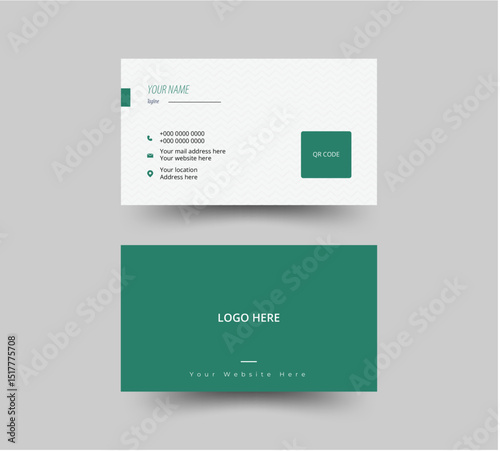 
Simple Business Card Layout Minimal Individual Business Card Layout Double-sided creative business card template.Horizontal and vertical layout. Vector illustration creative modern name card