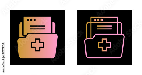 Electronic Records Icon Design