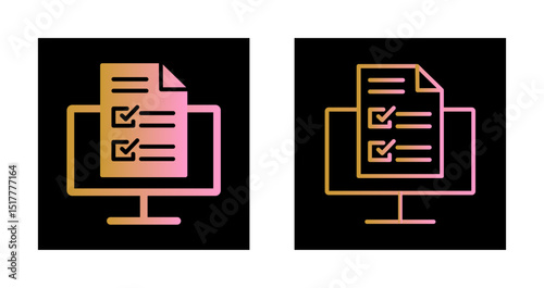 Digital Forms Icon Design