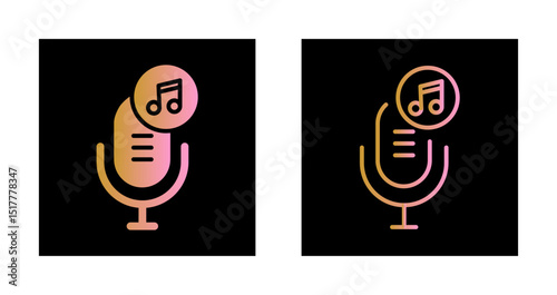 Podcast Playlist Icon Design