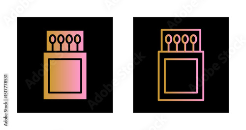 Match Box Icon Design