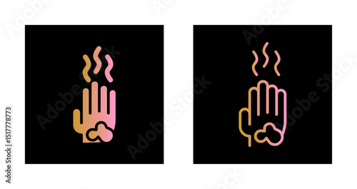 Smelly Hands Icon Design