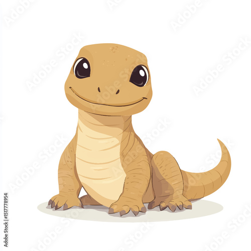 a cute small Komodo