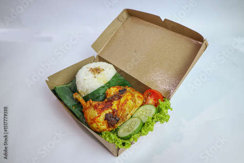 Nasi Kotak Ayam bakar special