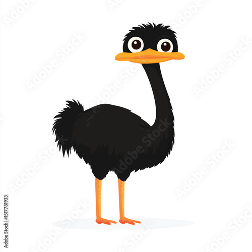 a cute Ostrich