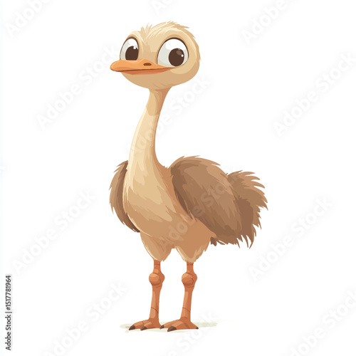 a cute Ostrich