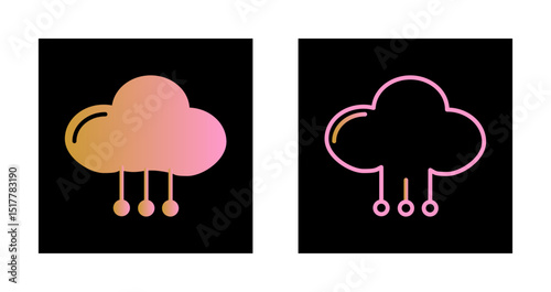 Cloud Computing Icon Design