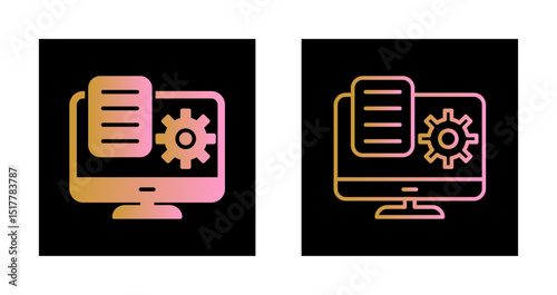 Content Management Icon Design
