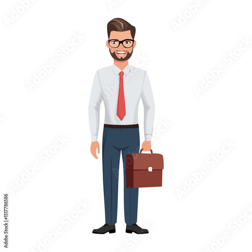 businessman with briefcase