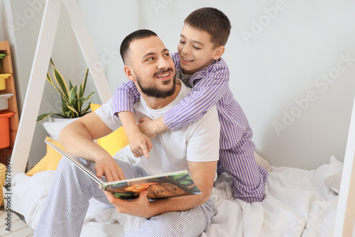 Happy father with his son i...