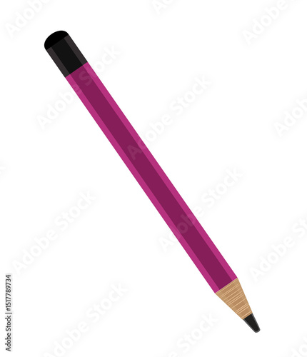 Illustration of an Eyebrow Pencil with Brush