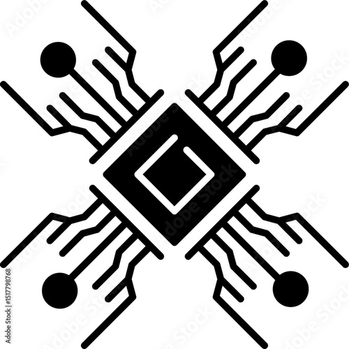 Analog Circuit Icon