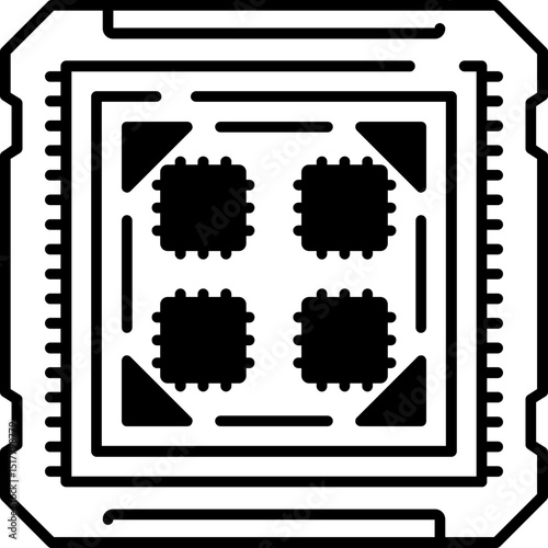 Multi-Core Processor Icon