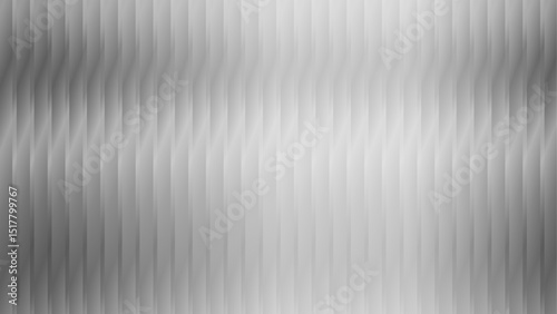 Soft grey frosted acrylic with wavy reeded texture and white ribbed glass background. A close-up of the fluted door window design creates a delicate, airy, and glassy feel in this vector illustration.