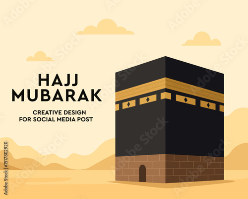 Hajj Mabroor 3D Illustration Design