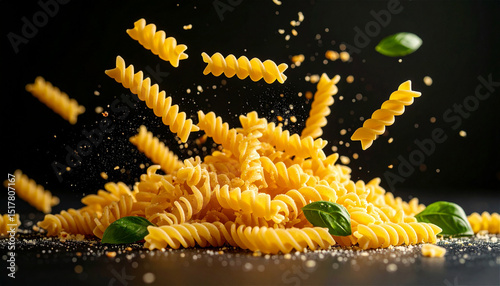 Premium pasta studio food photography
