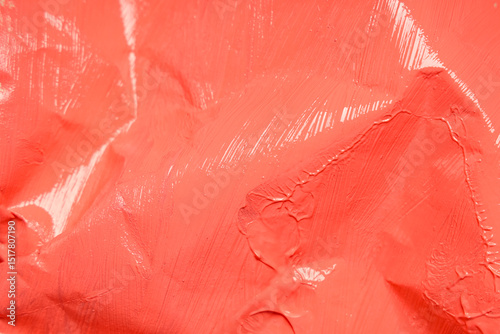 Texture of coral oil paint ...