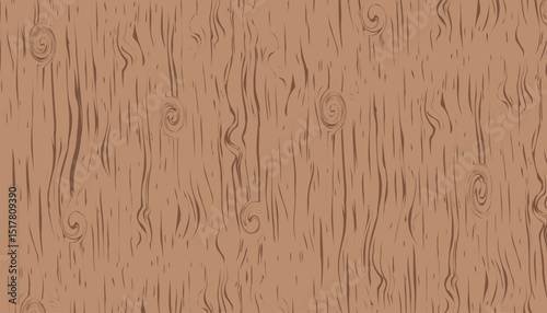Wooden brown texture background. Vector illustration. Wooden backdrop.