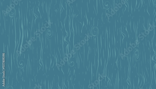 Wooden blue texture background. Wooden backdrop. Vector illustration. 