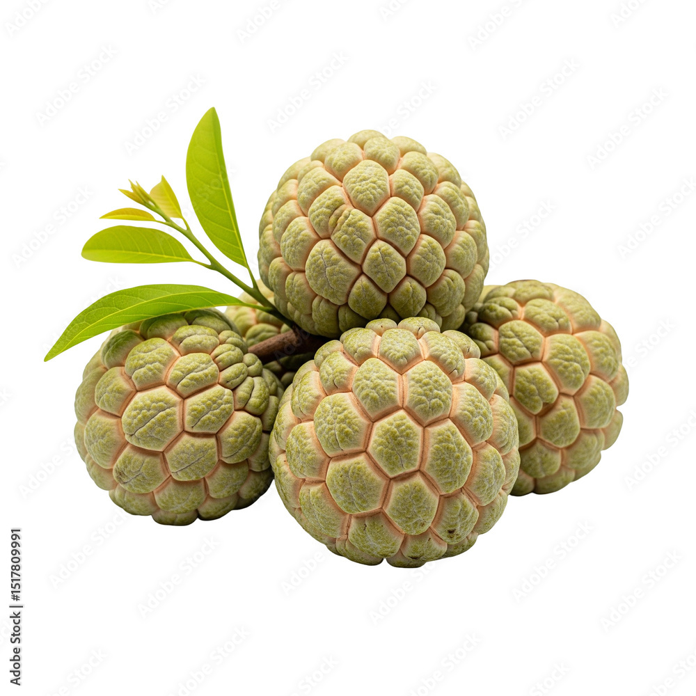 Obraz premium ripe pineapple isolated on white