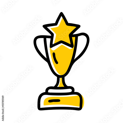 Award stage on transparent background for web and graphic design