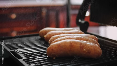 Process of preparing BBQ Brats Recipe 4K. Taste American Cuisine