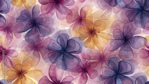 Trendy Abstract Backgrounds: Minimal Floral Designs for Creatives
