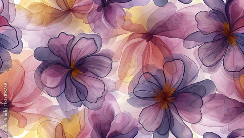 Trendy Abstract Backgrounds: Minimal Floral Designs for Creatives