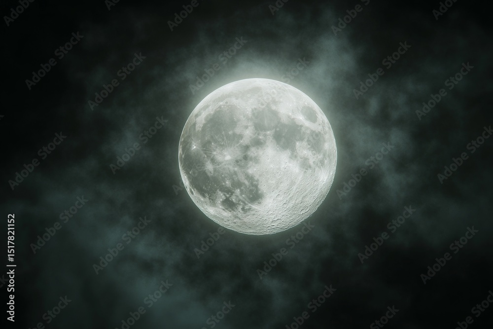 Full Moon in a Dark Night Sky Full Moon in a Dark Night Sky