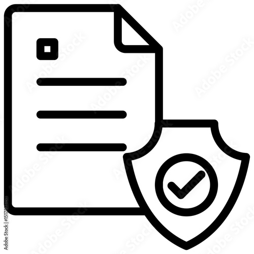 Regulator Compliance Outline Icon