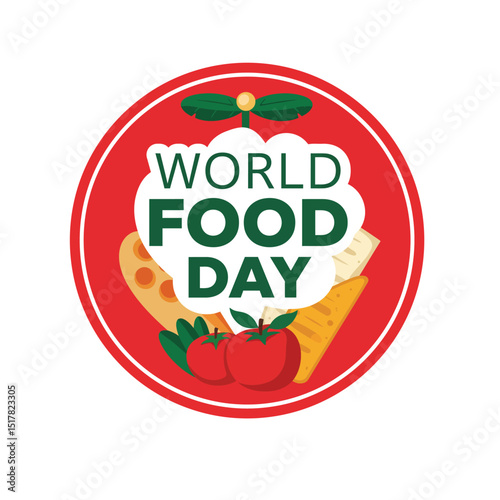 Food Safety Day (WFSD) celebrated on 7 June every year, aims to draw attention and inspire action to help prevent, detect and manage foodborne risks. Vector illustration.