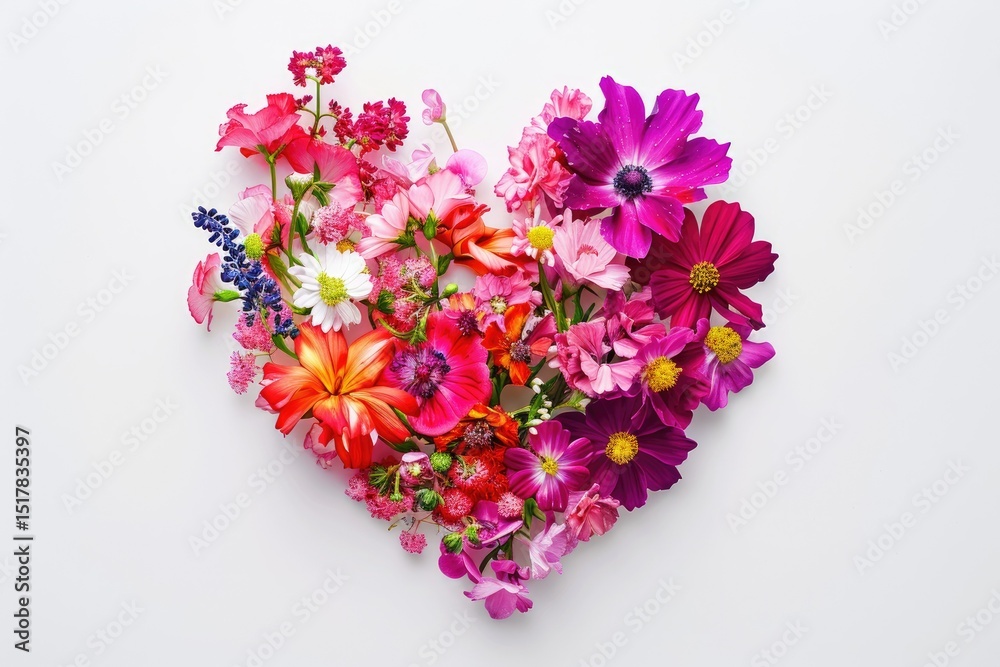 Premium Quality Image of HeartShaped Flower Bouquet for ValentineS Day Premium Quality Image of HeartShaped Flower Bouquet for ValentineS Day