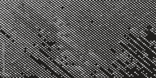 Stippled radial brush strokes. Grain dotted gradient collection. Grunge sprinkle spray texture. Dirty dust sand noise round elements. Splattered dotted overlay set. White splashed stains spots vector