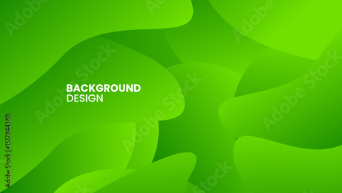 Green abstract background design. Suitable for presentations, websites, social media posts, and digital marketing materials.