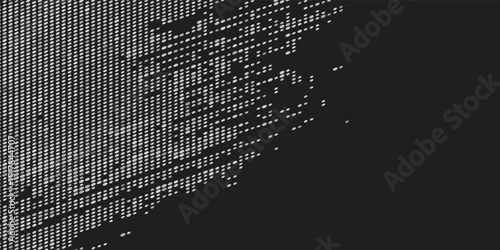 Stippled radial brush strokes. Grain dotted gradient collection. Grunge sprinkle spray texture. Dirty dust sand noise round elements. Splattered dotted overlay set. White splashed stains spots vector