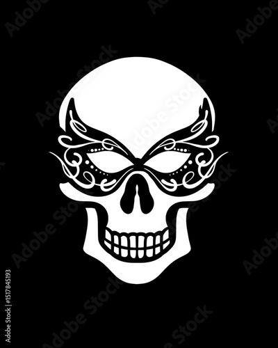 skull icon with various kinds of glasses