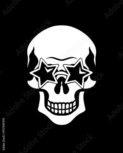 skull icon with various kinds of glasses