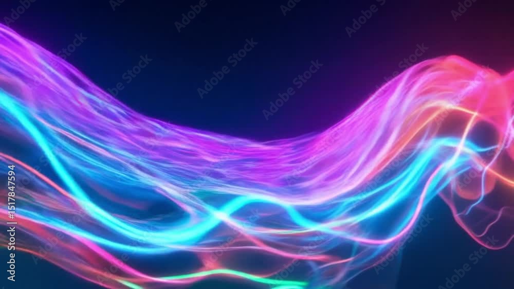 Abstract background with glowing wavy lines in shades of pink blue and orange colors background texture video Abstract background with glowing wavy lines in shades of pink blue and orange colors background texture video