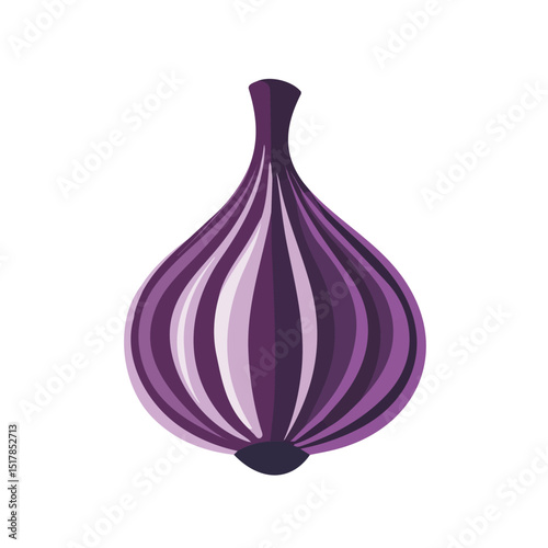 My Simple flat 2D icon onion slice isolated on transparent background, vector, flat design, animation design, vector, flat design, animation design, simple flat 2D icon, minimalist design