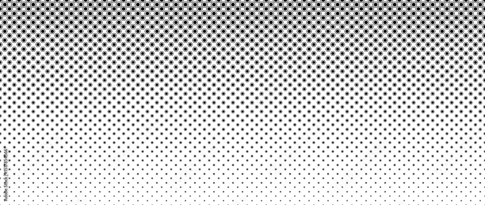 Blended black hexagon on white for pattern and background, Abstract geometric texture collection design. Blended black hexagon on white for pattern and background, Abstract geometric texture collection design.