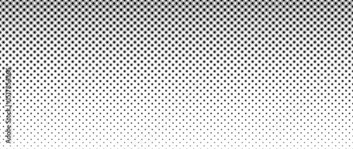 Blended  black hexagon on white for pattern and background,  Abstract geometric texture collection design.