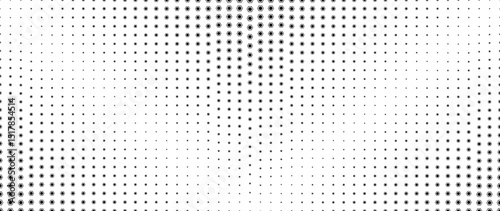 Blended  black hexagon on white for pattern and background,  Abstract geometric texture collection design.